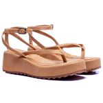 Sandália Flatform Elsa Palha