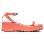 Sandália Flatform Sophia Toranja 