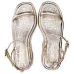 Sandália Flatform Sophia Dourada