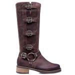 Bota Hannah Marrom Estonado