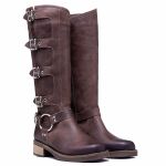 Bota Hannah Marrom Estonado