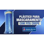 PLASTICO PARA MASCARAMENTO LAZZURIL COM FITA 1.4M X 25M