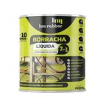 BORRACHA LÍQUIDA HM RUBBER 7 EM 1 CINZA 900ML