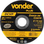 DISCO CORTE VONDER 115,0X1,0X22,23 DCVP PLUS