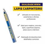 LÁPIS CARPINTEIRO IRWIN