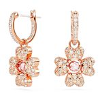 Brinco Swarovski Trevo Rosé Gold 