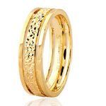 Aliança Trabalhada em Ouro 18K 75.0227.02.0000