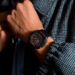 Relógio G-Shock Carbon Core Guard Preto e Vermelho 