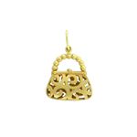 Pingente Bolsa em Ouro Amarelo 18K 