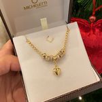 Pulseira Moment de Ouro 18K Berloques com Zircônias 