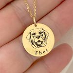 Pingente Cachorro Labrador em Ouro 18K peça única 