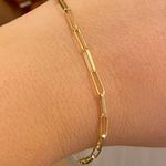 Pulseira Cartier Elos Ovais de Ouro 18K 21cm