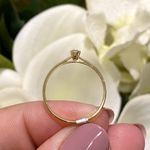 Anel Solitário Brilhante Ouro 18K 0,05ct