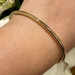 Bracelete Adulto Ouro 18K Fio Redondo 3mm