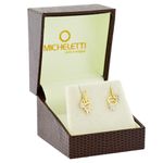 Pingente Ouro 18K Menina Mini com Brilhantes