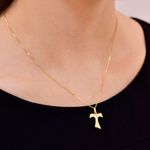 Pingente Ouro 18K Cruz de Tau Fosca