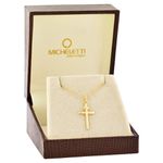 Pingente Cruz Ouro 18K Polida