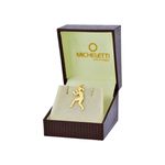 Pingente Boxeadora de Ouro 18K 