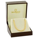 Pulseira em Ouro 18K Estilo Riviera