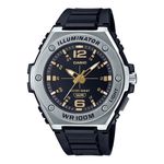 Relógio Casio Analógico Mostrador Preto MWA-100H-1A2VDF