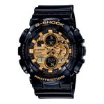 Relógio G-Shock Ana-Digi Mostrador Dourado GA-140GB-1A1DR
