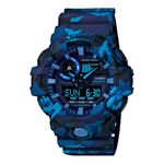 Relógio G-Shock Ana-Digi Linha GA-700CM Azul Camuflado