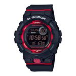 Relógio G-Shock Digital Preto Detalhes Vermelhos GBD-800-1DR