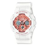 Relógio G-Shock Ana-Digi Linha GMA-S120MF Branco com Rosa