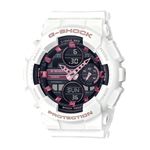 Relógio G-Shock Ana-Digi Linha GMA-S140M Branco e Rosa