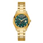 Relógio Guess Feminino Aço Dourado com Brilho GW0047L3