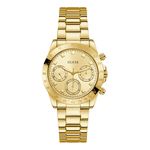 Relógio Guess Feminino Aço Dourado Multifunção GW0314L2