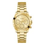 Relógio Guess Feminino Aço Dourado Multifunção GW0314L2