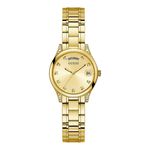 Relógio Guess Aço Analógico Dourado Com Calendário GW0385L2