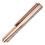 Caneta Swarovski Crystal Shimmer Rosé Octogonal