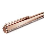 Caneta Swarovski Crystal Shimmer Rosé Octogonal