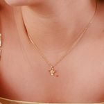 Gargantilha de Ouro 18K Divino Espírito Santo