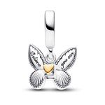 Charm Pandora Prata Pendente Borboleta Azul