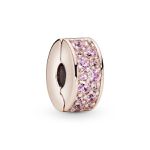 Clipe Pandora Rose Elegância Rosa