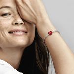 Charm Pandora Coração Vermelho Metálico