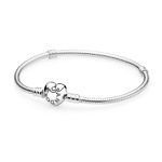 Bracelete Pandora Com Fecho De Coração