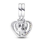 Charm Pandora Pendente Coração e Quebra-Cabeça Divisível