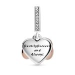 Charm Pendente Pandora Rose Família Para Sempre