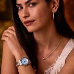  Relógio Bulova Feminino Marine Star Madrepérola Azul