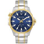 Relógio Bulova Masculino Marine Star Aço com Dourado