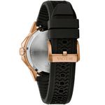  Relógio Bulova Masculino Marine Star Silicone Marrom 