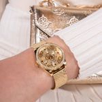 Relógio Guess Feminino Iconic Logo Dourado