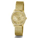 Relógio Guess Feminino Iconic Logo Dourado