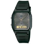 Relógio Casio Vintage Ana-Digi Preto Mostrador Cinza