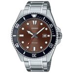 Relógio Casio Masculino Analógico Marrom MDV-107D-5AVDF