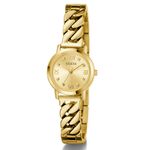 Relógio Guess Feminino Dourado Pulseira Corrente GW0867L2